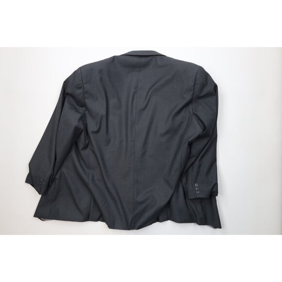 Caravelli Mens Size 54R Super 150s 3 Piece Suit Wedding Gray Pants 48x27 - Picture 6 of 16